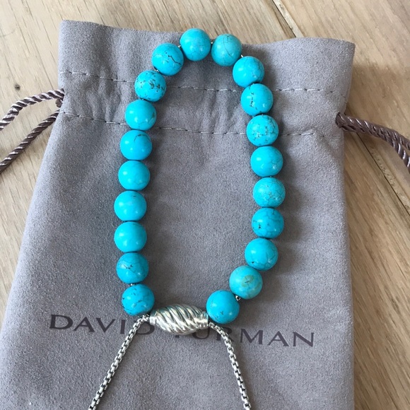 David Yurman Jewelry - David Yurman | Turquoise Bead Slide Bracelet